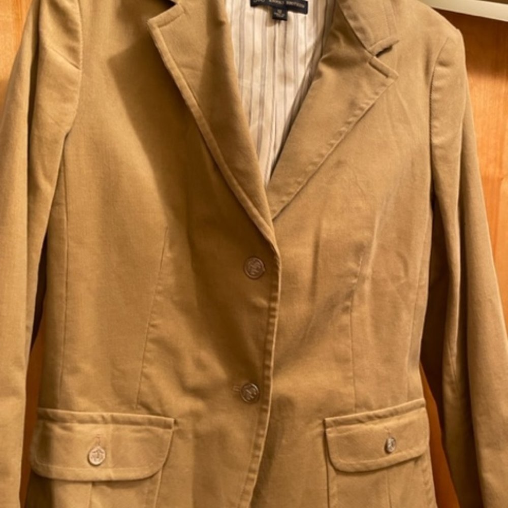 Brooks Brothers "346" corduroy blazer - women's 12, tan